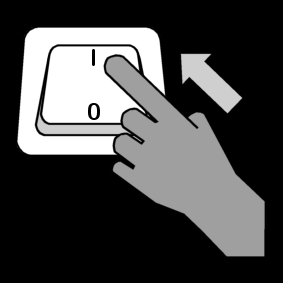 appuyez sur le bouton / bouton: appuyer